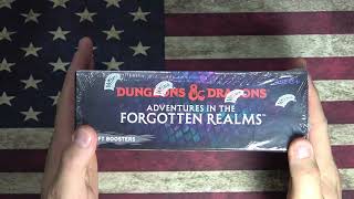 Adventures in the Forgotten Realms Booster Box Unboxing 3 [upl. by Atiuqcir]