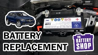 MercedesBenz GLA250 2015 Auxiliary Battery  New Battery Install [upl. by Gunnar]