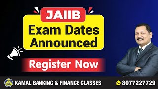 JAIIB Registration dates announced JAIIB Exams dates [upl. by Colburn]