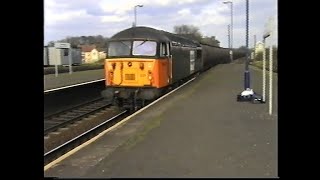 British Rail 1998Barnetby Freight Train Action With Semaphore Signalling Class 31 56 60 amp 156 [upl. by Thaddaus]