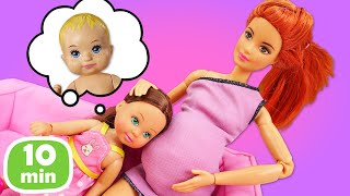 Barbie Geschichten Kompilation  Puppen Videos für Kinder  Spielspaß mit Barbie [upl. by Kinemod]