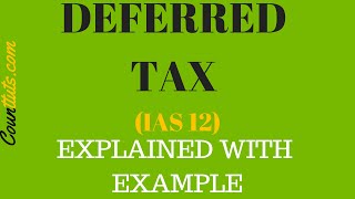 Deferred Tax IAS 12  Explained with Examples [upl. by Soirtemed]