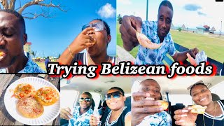 Belize Trying Belizean food for the first time central America foods you must try  part 1 [upl. by Gavriella376]