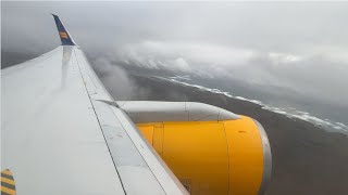 Icelandair Boeing 757200 Winglets Takeoff from Keflavík International Airport [upl. by Kcir614]