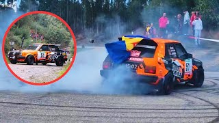 RALLY LEGENDS LUSO BUSSACO PORTUGAL 2024  BIG SHOW SIDEWAYS DRIFT ATTACK  HIGHLIGHTS [upl. by Amice]