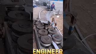 Metal Pipes Bending In Different Rollers shortsvideo automobile machinetools [upl. by Ynney]