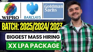 🔥Mass Hiring Announced  Wipro Barclays Latest Hiring  OffCampus Drive 2025 2024 BATCH [upl. by Grote341]