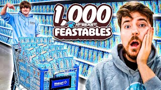 Buying 1000 Mr Beast Feastables For The Homeless [upl. by Aicila]