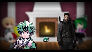 MHA react to Deku as Slade Wilson  Death Stroke [upl. by Llezniuq551]