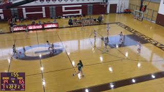 Gloversville vs Hudson Falls High School Girls Varsity Basketball [upl. by Ylil]