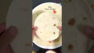 Homemade Crunchwrap Vegetarian Taco Bell Inspired Shorts Video Recipe  Bhavnas Kitchen [upl. by Enialed505]