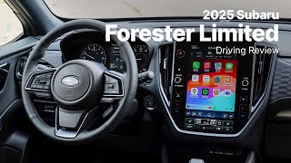 2025 Subaru Forester  Limited Trim  Driving Review [upl. by Nalyt]