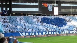 Malmö FF  Rangers FC Hymn och TIFO [upl. by Shelby173]