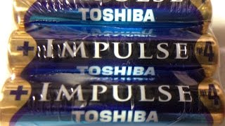 【購入記録】TOSHIBA（東芝） アルカリ乾電池 単4型 「IMPULSE（インパルス）」【商品コード：LR03H 4KP】 [upl. by Johnathan]