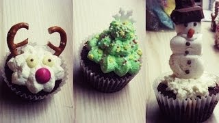 DIY  Christmas Cupcakes [upl. by Gnihc]