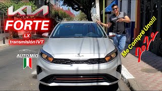 🔥 KIA FORTE LX IVT 2022  😃 Me Compré un KIA FORTE Sedán Versión LX Transmisión IVT MODELO 2022 ❤️ [upl. by Retsam260]