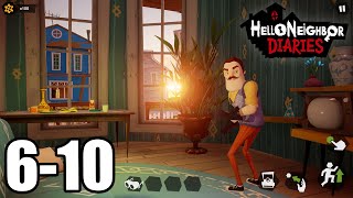 Hello Neighbor Nickys Diaries ACT 2  Missions 610 Walkthrough AndroidiOS [upl. by Harriot398]