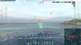 World of warships Yodo gameplay two Yodos div get 9 kills [upl. by Johanan]