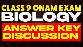 Class 9 Onam Exam Biology  Answer Key Discussion  Eduport [upl. by Guillermo]