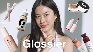 Full Face of Glossieris it worth your   my thoughts on every product [upl. by Uwkuhceki]