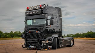 🖤💙 quotGR Transport amp Logistik GmbHquot Scania Next Gen und R580  4K Truckerspotter [upl. by Roda]