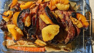 Pineapple Peach Glazed Ham [upl. by Sidnak]