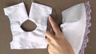 How to assemble a Pillowcase Doll Part 2  The Dress [upl. by Eleni]