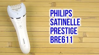 Распаковка PHILIPS Satinelle Prestige BRE611 [upl. by Yetnom]