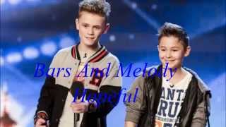 Bars And Melody BAM BGT Audition  Hopeful [upl. by Akinom580]