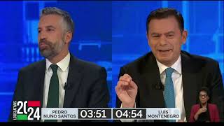 PS vs PSD  Pedro Nuno Santos vs Luís Montenegro  Eleições Legislativas 2024 [upl. by Ikairik219]