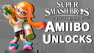 DO AMIIBO UNLOCK FIGHTERS IN SMASH ULTIMATE  Super Smash Bros – Aaronitmar [upl. by Aneekas]