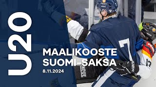 U20 Haastajat Saksaa vahvempi – Tässä kaikki kuusi maalia [upl. by Ahcsrop]