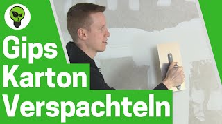 Gipskarton Spachteln mit Gewebeband ✅ TOP ANLEITUNG Wie Trockenbau Rigipsplatten Verspachteln [upl. by Idel]