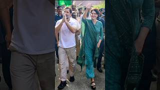 Rahul gandhi With Priyanka Gandhi यह अदानी है कौन क्या आपको trending news shorts 😛😛👍👍🙏🙏 [upl. by Assilat]