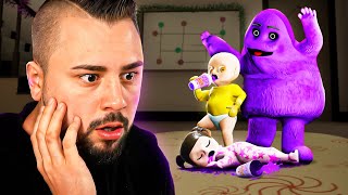 Meine KINDER trinken den GRIMACE SHAKE The Baby in Yellow Mods [upl. by Hareehahs]