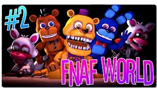 FNAF WORLD  PARTE 2  ¡CAPTURANDO ANIMATRÓNICOS  GAMEPLAY ESPAÑOL  PC [upl. by Henghold]