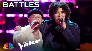 Shye and Jamison Pucketts Cover of quotLove Yourselfquot Blows the Coaches Away  The Voice Battles  NBC [upl. by Falda]