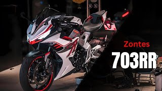 EICMA PREVIEW  ZONTES 703 RR UNEXPECTEDLY A BEAST Coming in India [upl. by Bergquist886]