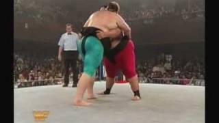 Yokozuna vs Earthquake Sumo pt 2 [upl. by Mccallum]