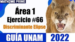 Guía UNAM 2022  Área 1 66  Discriminante [upl. by Annoved]