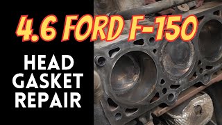 46 Ford How to Replace Head Gaskets [upl. by Naujet]