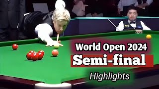 Neil Robertson Vs Ding Junhui Semifinal World Open Snooker 2024 Highlight [upl. by Anetsirhc]