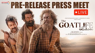 The Goat Life Pre Release Press Meet LIVE  Prithviraj Sukumaran  AR Rahman  Amala Paul  MMM [upl. by Emrich]