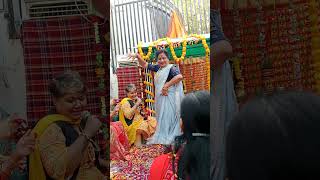 Mainu Nach len De dance viralvideo bhajan funny subscribe sorts [upl. by Gilder]