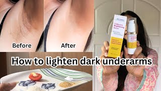 How to remove darkness from underarms underarms bodycare skinbrightening [upl. by Dolli]