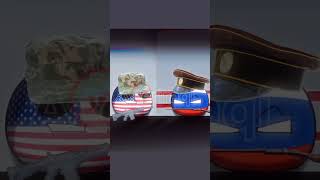 Cold War and Now USA and Russia Now vs Then fypシ゚ countryballsedit IbItzThaiAnimations [upl. by Lehcyar]