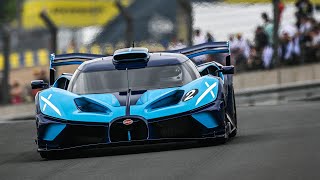 BUGATTI BOLIDE Public Debut at 24 Hours of Le Mans Centenary [upl. by Eniffit]