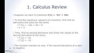 MicroEconomics Profit Maximization part 1 of 6 [upl. by Ignacia]