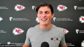 Chiefs RB Louis ReesZammit Zoom Press Conference May 9 2024 [upl. by Rexana]