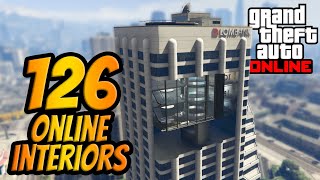 GTA Online Interior locations  ALL DLCs until December 2022 [upl. by Ermengarde]